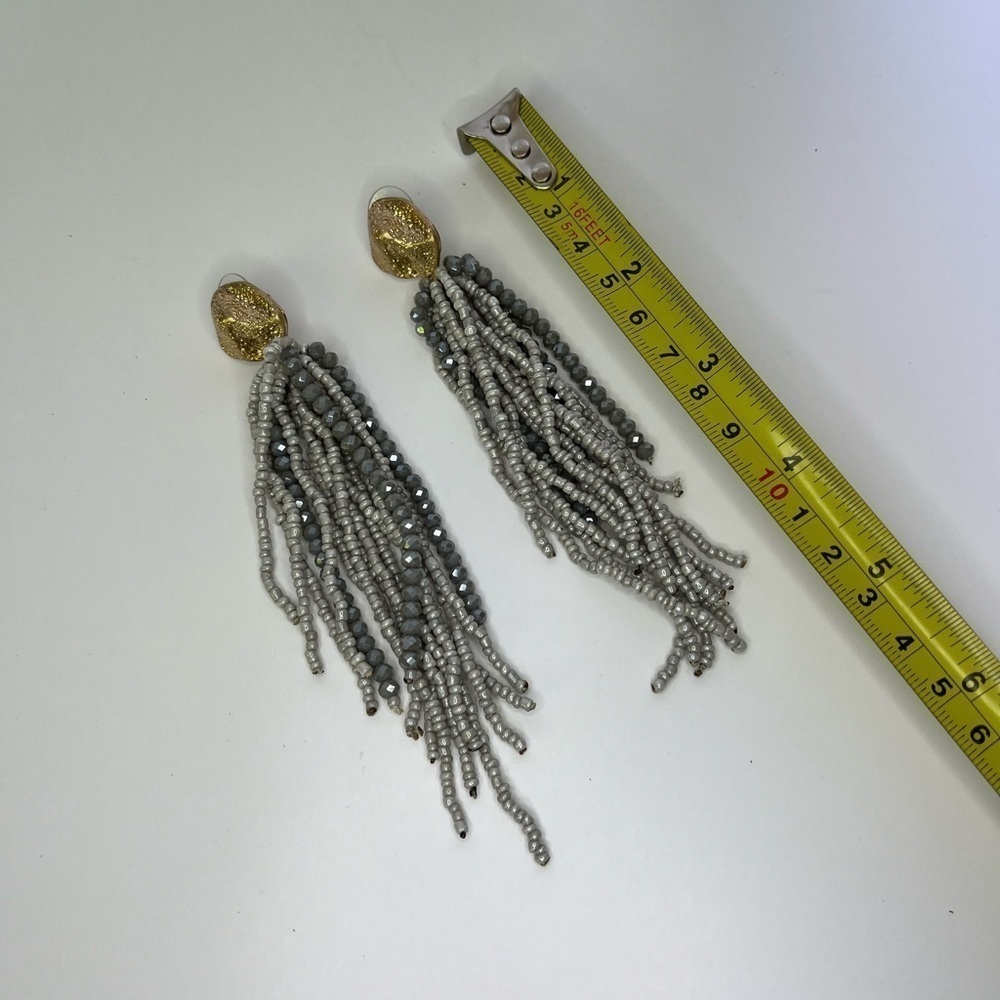 Shoulder Duster Statement Earrings - Picture 3 of 5